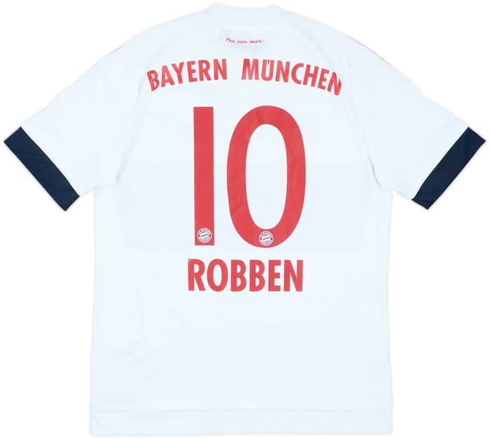 2015-16 Bayern Munich Away Shirt Robben #10 - 6/10 - (XL.Boys)