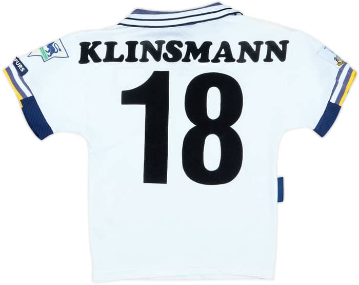 1999-01 Tottenham Home Shirt Klinsmann #18 - 6/10 - (S.Boys)
