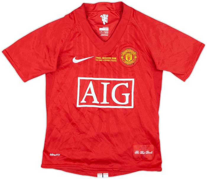 2007-09 Manchester United 'Final' Home Shirt - 9/10 - (6-7 Years)