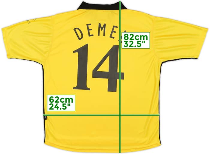 2003-04 Borussia Dortmund Euro Home Shirt Demel #14 - 9/10 - (XL)