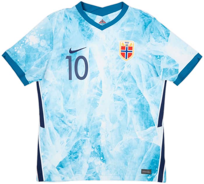 2020-21 Norway Away Shirt Odegaard #10 - 8/10 - (L)
