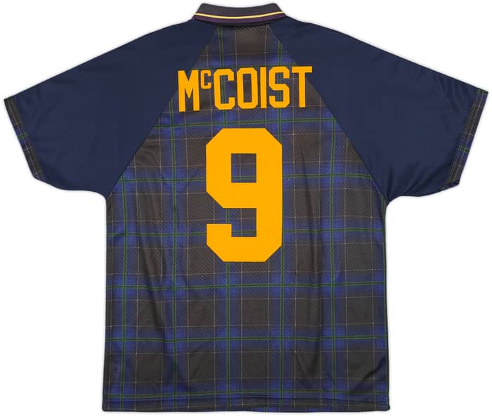 1994-96 Scotland Home Shirt McCoist #9 - 8/10 - (L)