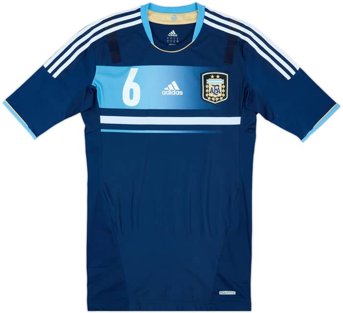 2011-13 Argentina Player Issue Away Shirt #6 - 9/10 - (L)