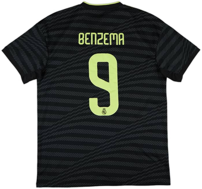 2022-23 Real Madrid Third Shirt Benzema #9 - 5/10 - (L)