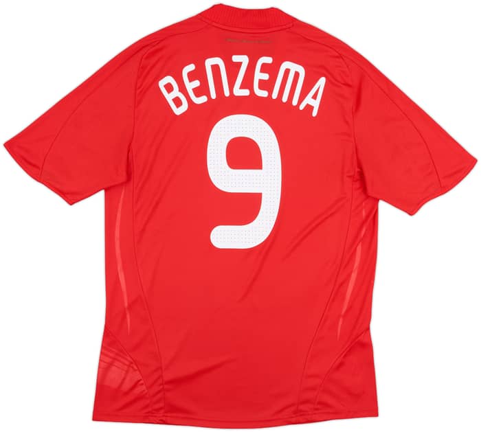 2007-08 France Away Shirt Benzema #9 - 8/10 - (M)