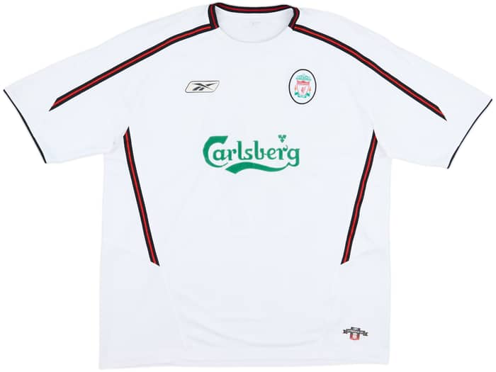 2003-04 Liverpool Away Shirt Gerrard #17 - 7/10 - (XXL)