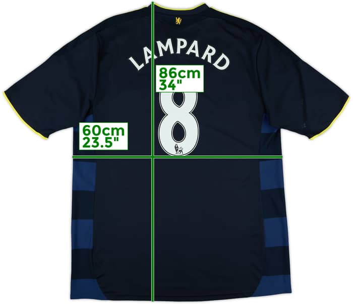 2009-10 Chelsea Away Shirt Lampard #8 - 9/10 - (XL)