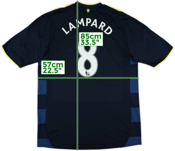 2009-10 Chelsea Away Shirt Lampard #8 - 8/10 - (L)