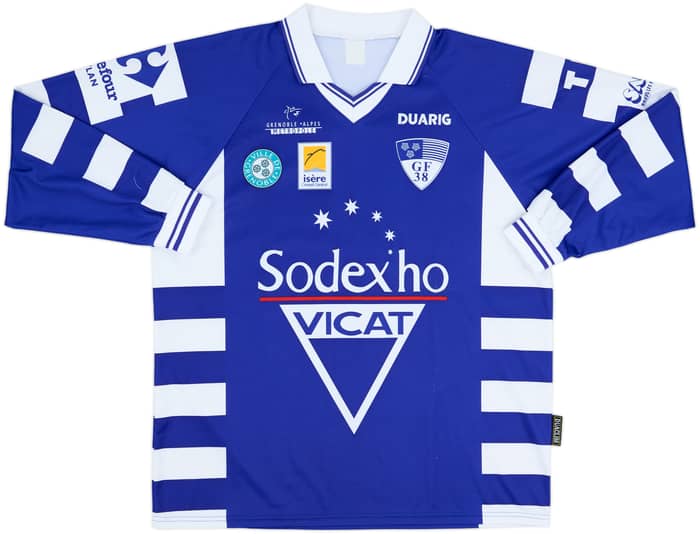 1999-00 Grenoble Foot Home L/S Shirt - 7/10 - (XL)