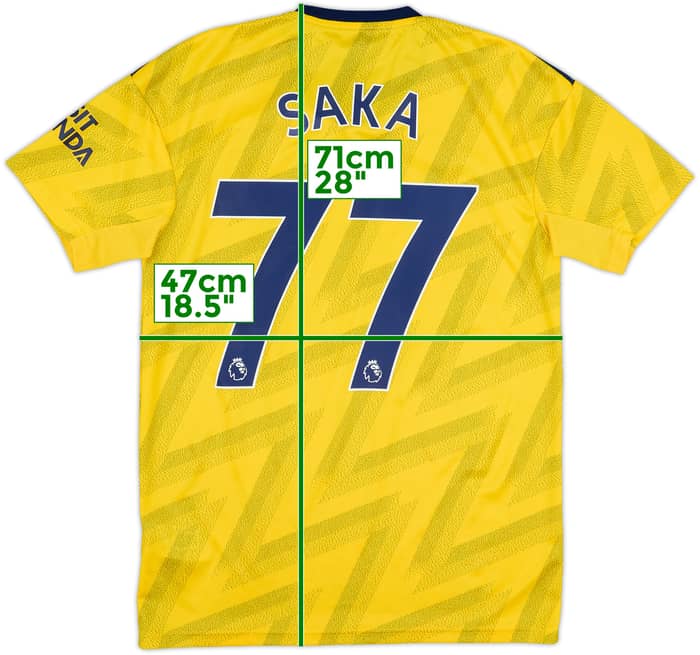 2019-20 Arsenal Away Shirt Saka #77 - 10/10 - (S)