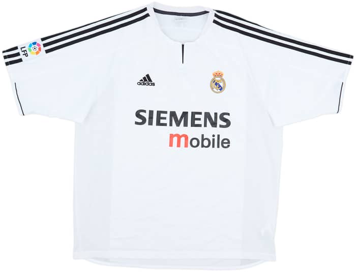 2003-04 Real Madrid Home Shirt Beckham #23 - 4/10 - (XL)