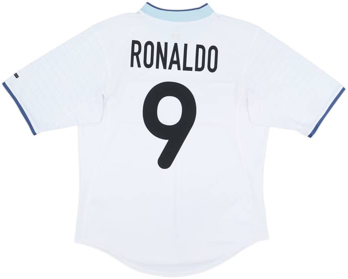 2000-01 Inter Milan Away Shirt Ronaldo #9 - 7/10 - (M)