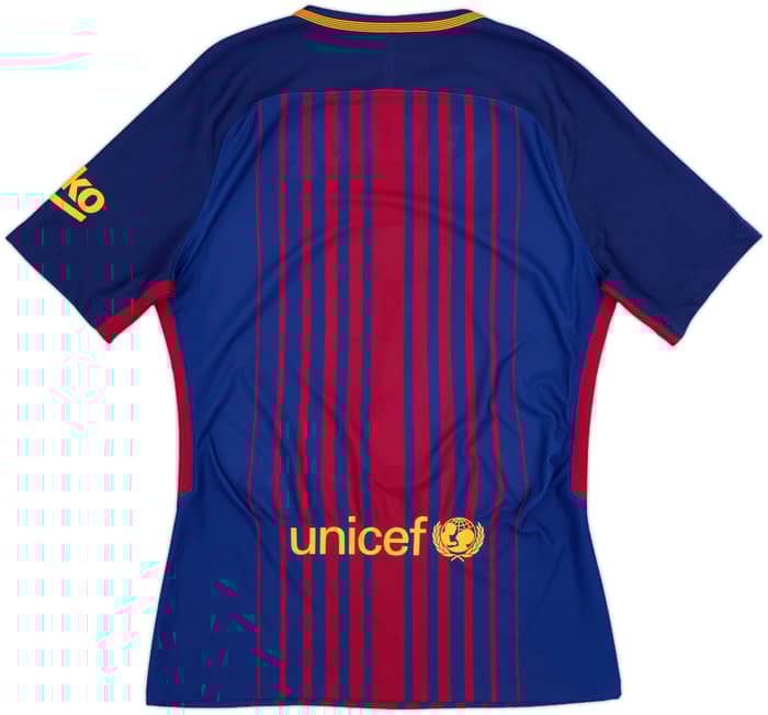 2017-18 Barcelona Authentic Home Shirt - 9/10 - (Women's M)