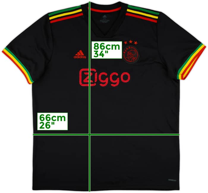 2021-22 Ajax Third Shirt - 9/10 - (XXL)
