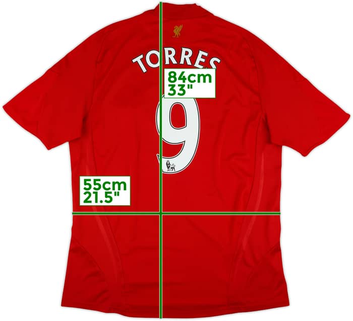 2008-10 Liverpool Home Shirt Torres #9 - 5/10 - (L)