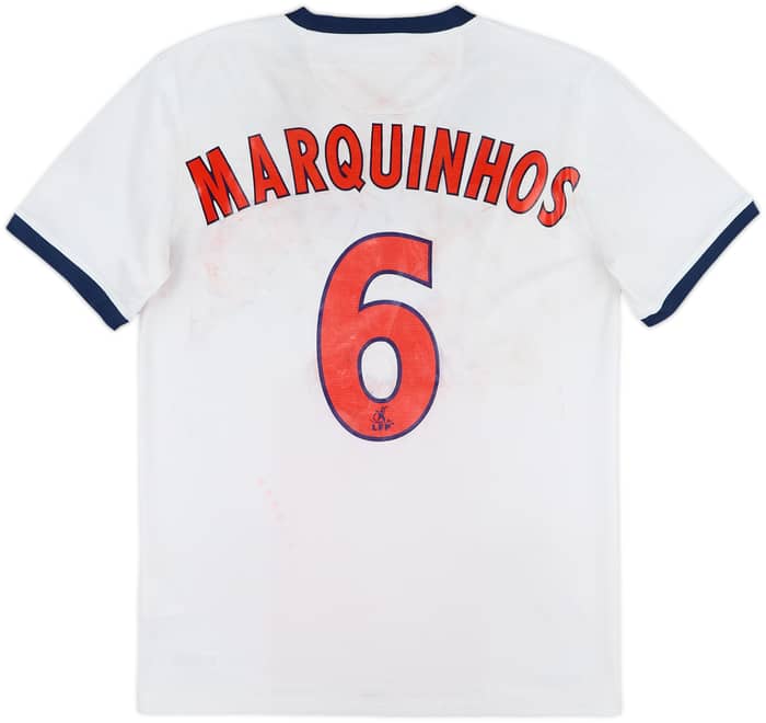 2013-14 Paris Saint-Germain Away Shirt Marquinhos #6 - 4/10 - (S)