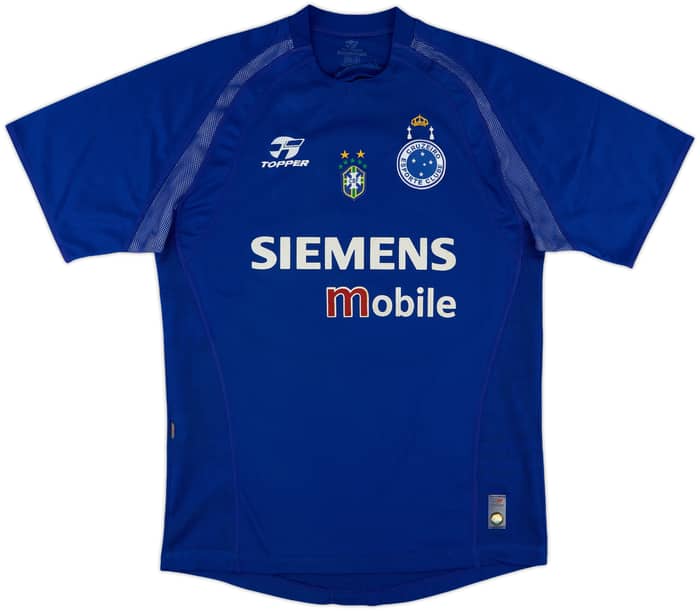 2004 Cruzeiro Home Shirt #7 - 6/10 - (S)