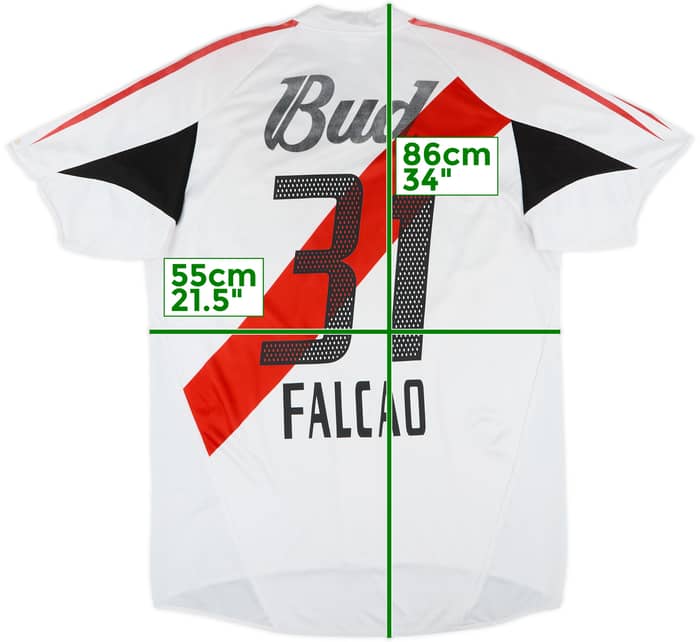 2004-05 River Plate Home Shirt Falcao #31 - 5/10 - (L/XL)