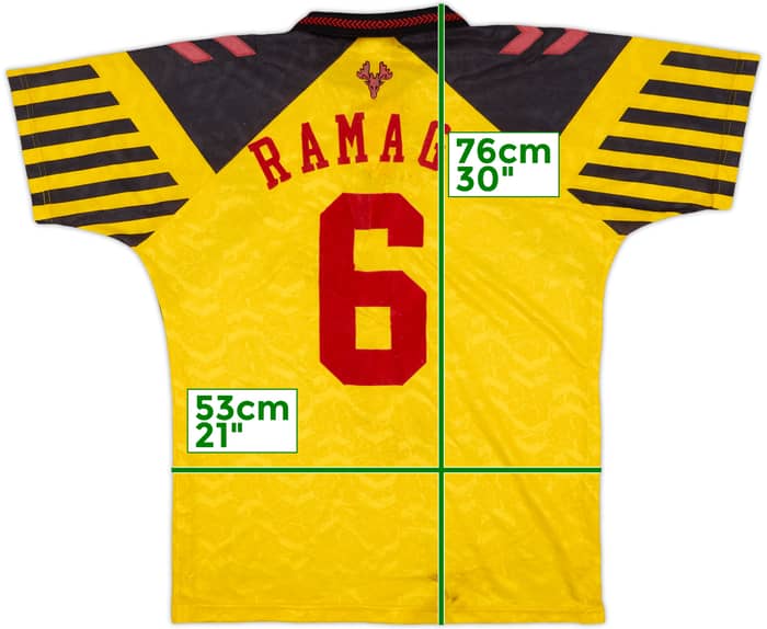 1993-95 Watford Home Shirt Ramage #6 - 5/10 - (XL)