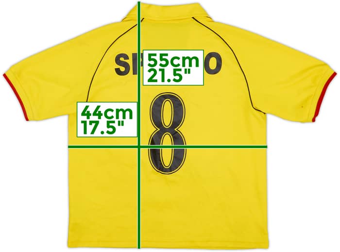 2003-05 Watford Home Shirt Spargo #8 - 6/10 - (M.Boys)