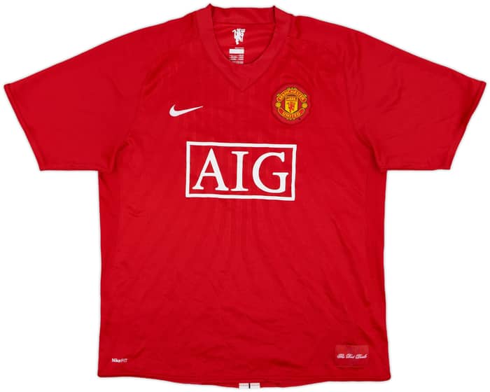2007-09 Manchester United Home Shirt Ronaldo #7 - 4/10 - (L)
