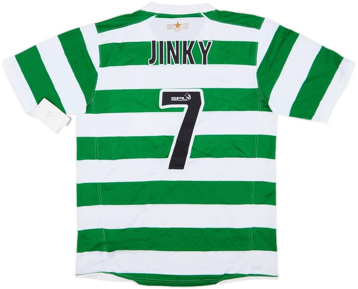 2007-08 Celtic Home Shirt Jinky #7 (M)