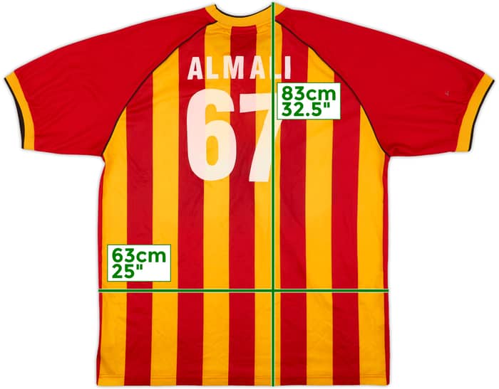 2002-03 Galatasaray Home Shirt Almali #67 - 9/10 - (XXL)
