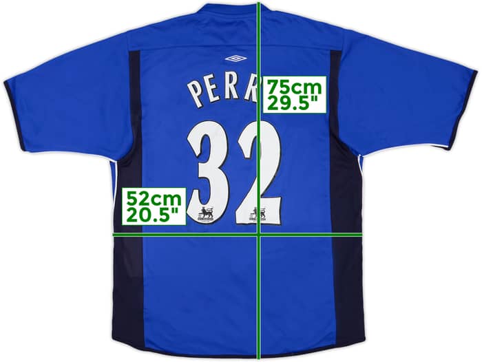 2002-03 Chelsea Umbro Training Shirt Perry #32 - 6/10 - (L)