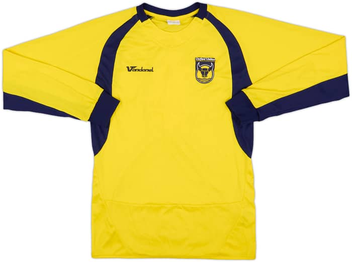 2000s Oxford United Youth Home L/S Shirt #8 - 9/10 - (S)