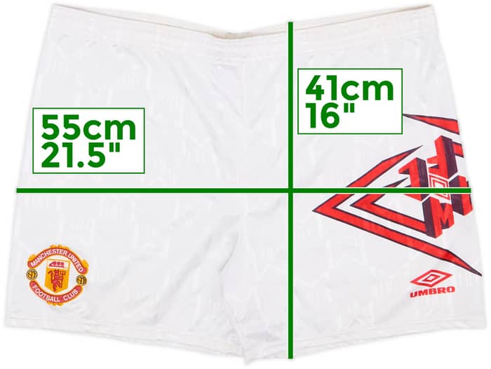1992-94 Manchester United Home Shorts - 5/10 - (L)