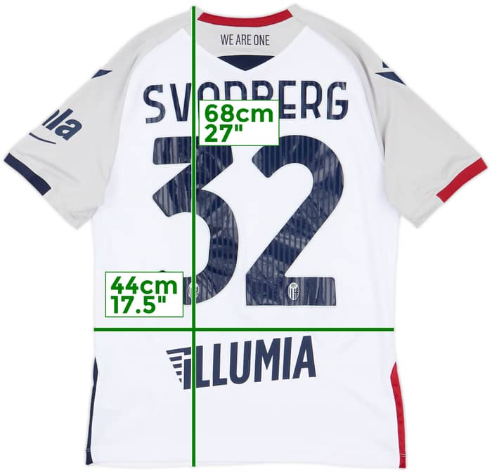 2020-21 Bologna Away Shirt Svanberg #32 - 10/10 - (S)