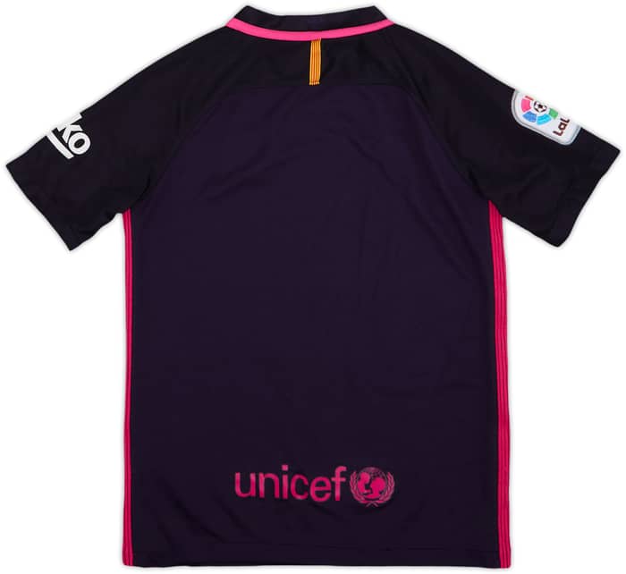 2016-17 Barcelona Away Shirt - 8/10 - (S.Boys)