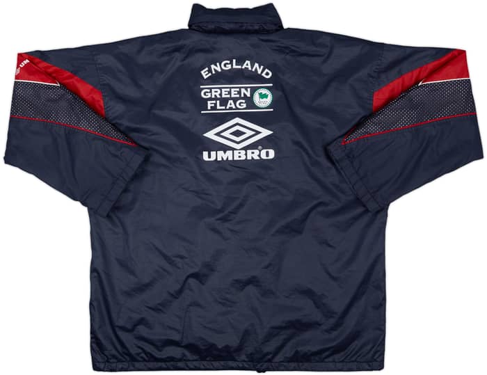 1998-99 England Umbro Hooded Rain Jacket - 6/10 - (XXL)