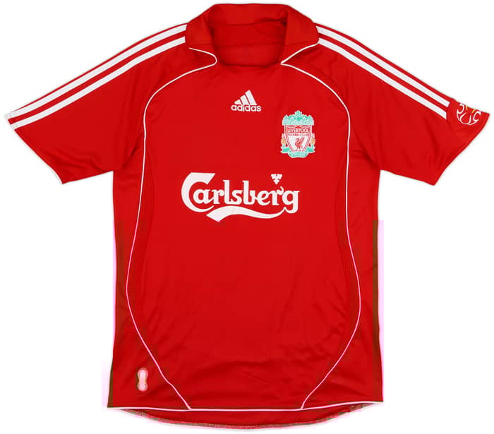 2006-08 Liverpool Home Shirt Alonso #14 - 6/10 - (S)