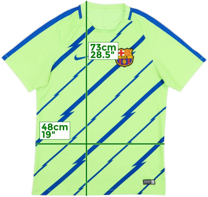 2017-18 Barcelona Nike Training Shirt - 5/10 - (M)