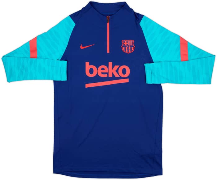 2021-22 Barcelona Nike 1/4 Zip Drill Top - 8/10 - (M)