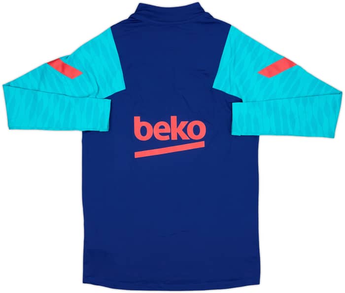 2021-22 Barcelona Nike 1/4 Zip Drill Top - 8/10 - (M)