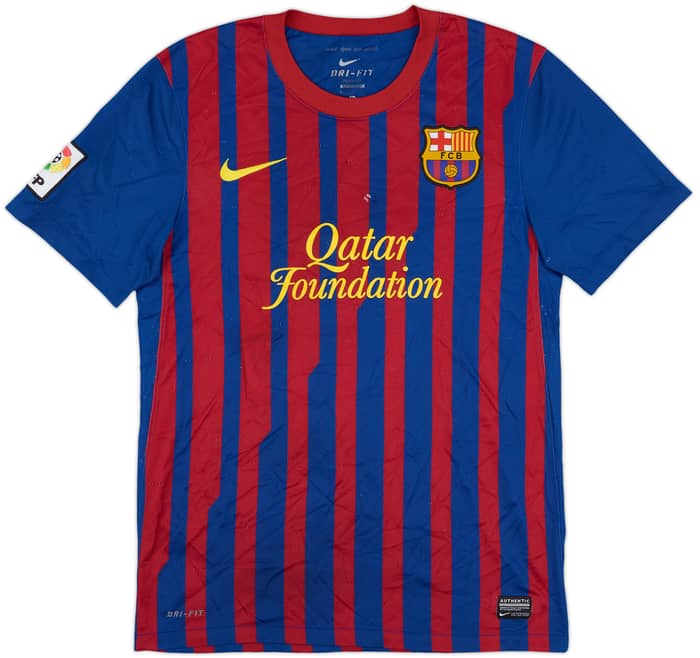 2011-12 Barcelona Home Shirt - 4/10 - (S)