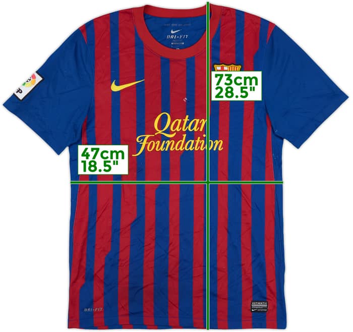 2011-12 Barcelona Home Shirt - 4/10 - (S)