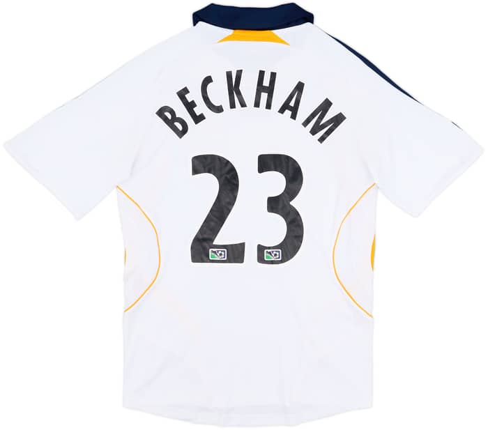 2007-08 LA Galaxy Home Shirt Beckham #23 - 9/10 - (S)