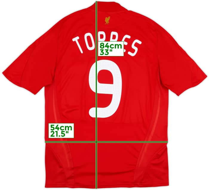 2008-10 Liverpool Home Shirt Torres #9 - 5/10 - (L)