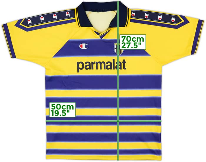 1999-00 Parma Basic Home Shirt #28 - 7/10 - (XL.Boys)