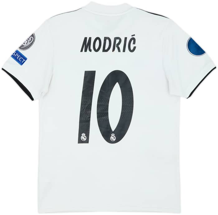 2018-19 Real Madrid Home Shirt Modric #10 - 5/10 - (S)