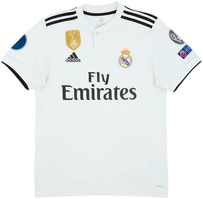 2018-19 Real Madrid Home Shirt Modric #10 - 5/10 - (S)