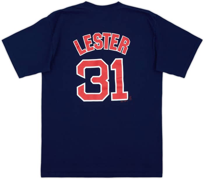 2010 Boston Red Sox Lester #31 Majestic Tee - 9/10 - (XL)