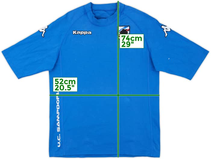 2008-09 Sampdoria Kappa Training Shirt - 6/10 - (XXL)