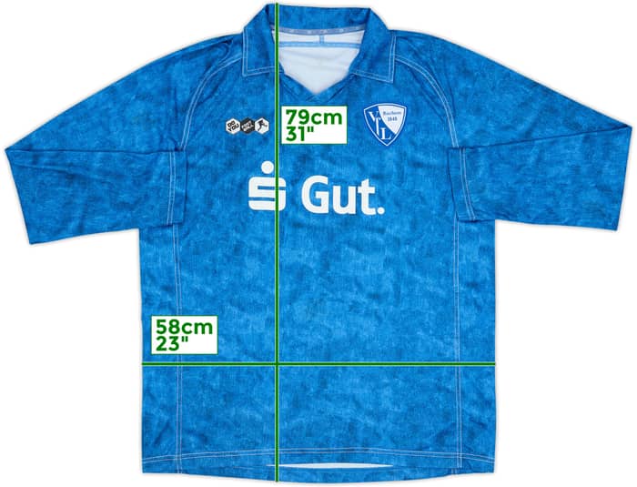 2010-11 VFL Bochum Home L/S Shirt #6 - 8/10 - (XL)