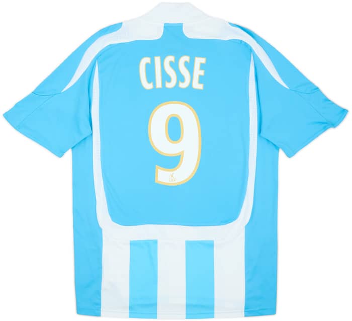 Camiseta de visitante del Olympique Marseille 2007-08 Cisse #9 - 7/10 - (S)