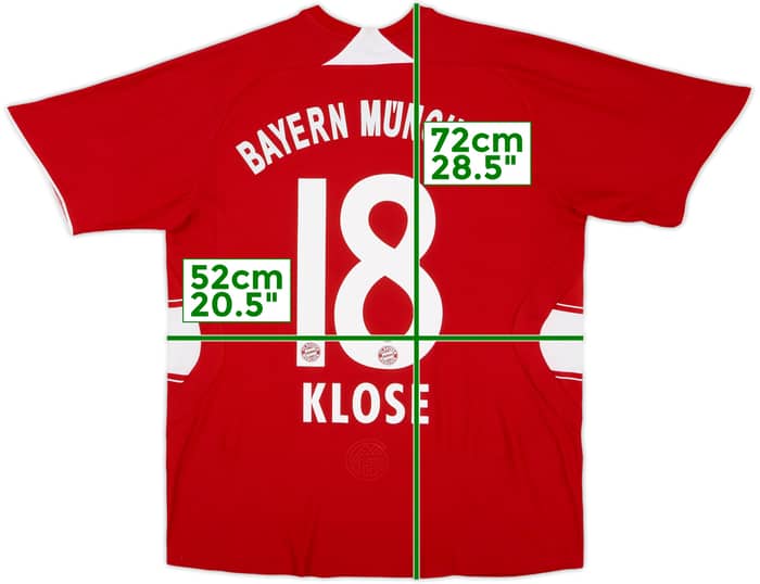 2008-09 Bayern Munich Home Shirt Klose #18 - 7/10 - (XL.Boys)