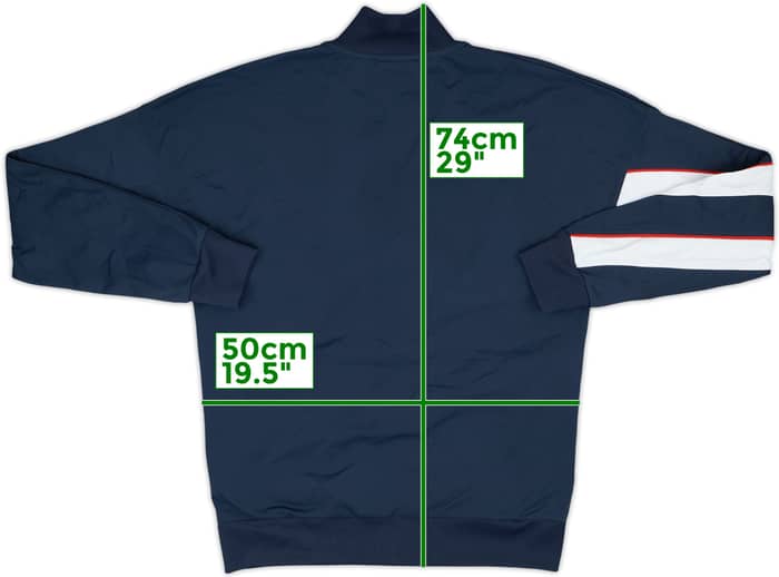 2007-09 England Umbro Retro Track Jacket - 8/10 - (L)